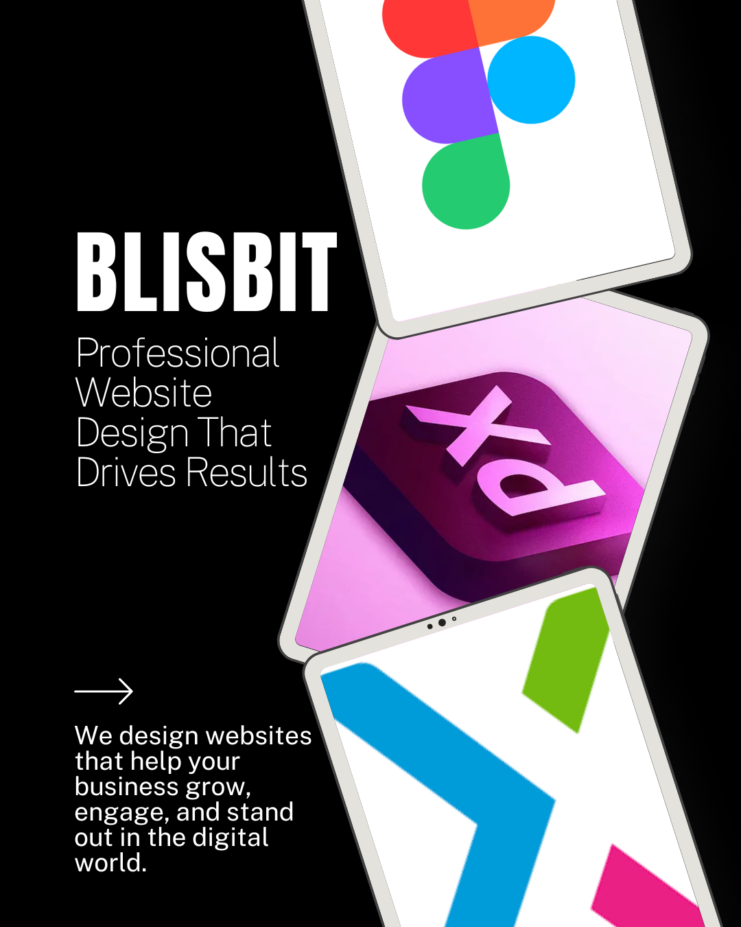 Modern web design layout